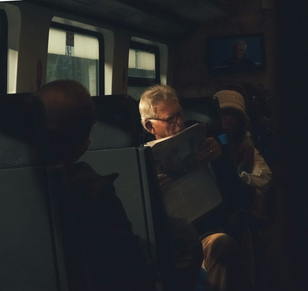 Professional man in senior news director role